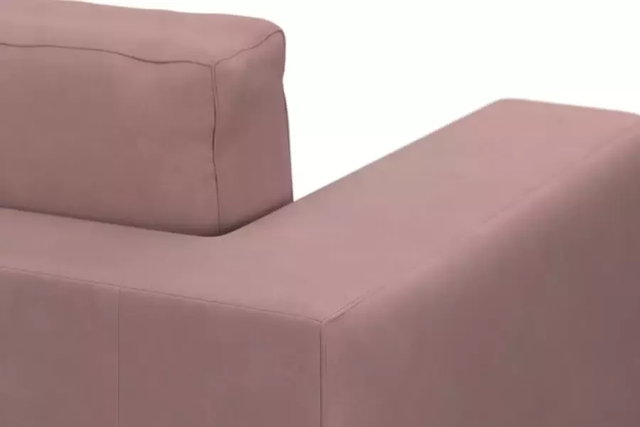 DOMO collection Hoekbank Modica compact en elegant breedte 244 L-vorm moderne uitstraling met extra brede chaise longue ook in corduroy - Foto 3