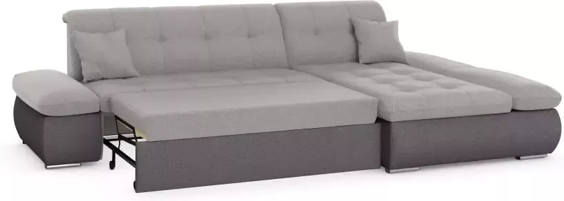 DOMO collection Hoekbank Moric Schlafsofa B T H 300 172 80 cm auch in Cord L-Form XXL-formaat optioneel ook met slaapbank functie en verstelling armleuning - Foto 4