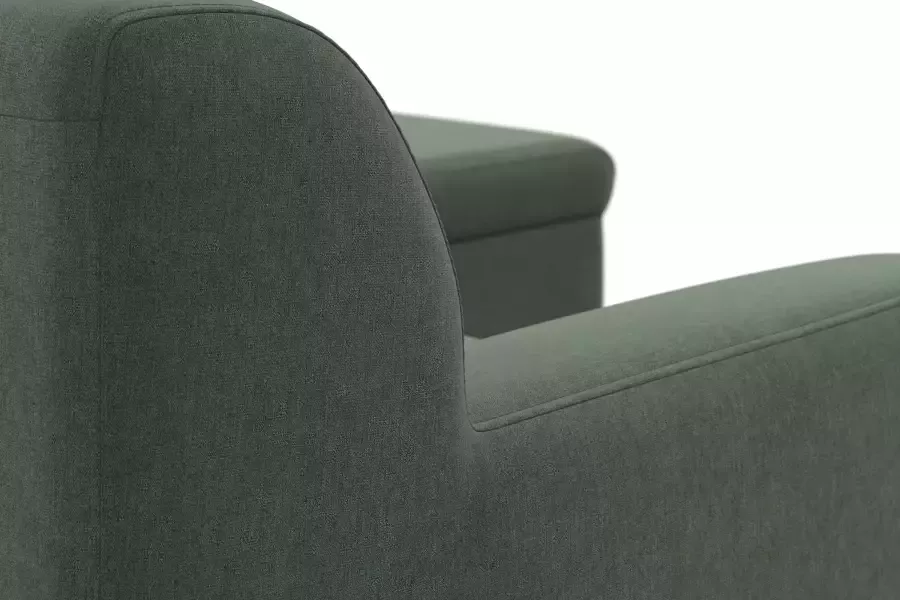 DOMO collection Hoekbank Topper L-vorm met ottomane naar keuze met slaapfunctie - Foto 3