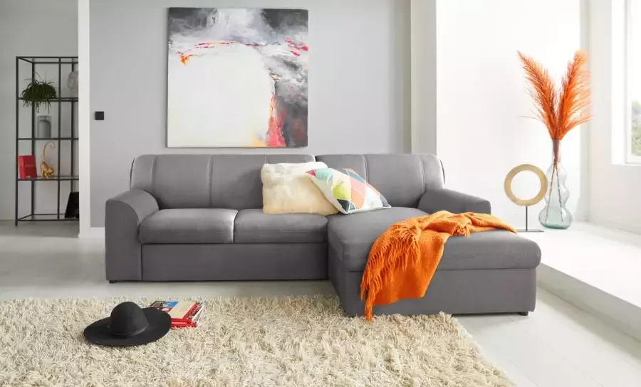 DOMO collection Hoekbank Topper elegant en tijdloos compacte afmetingen 245 155cm L-vorm - Foto 2