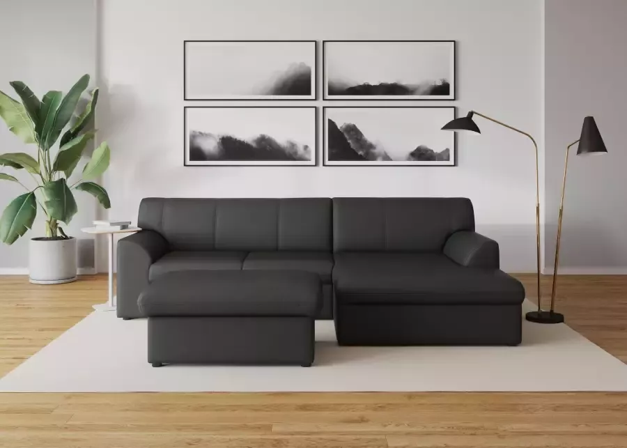 DOMO collection Hoekbank Topper elegant en tijdloos compacte afmetingen 245 155cm L-vorm - Foto 1