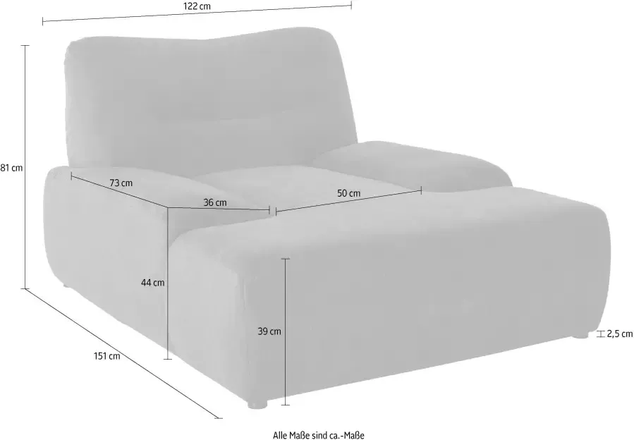 DOMO collection Loveseat Cesena - Foto 1