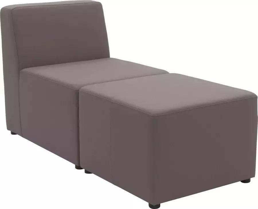 DOMO collection Sofaelement Aurinko voor terras tuin en balkon Speciaal voor outdoor weerbestendig incl. beschermhoes - Foto 3