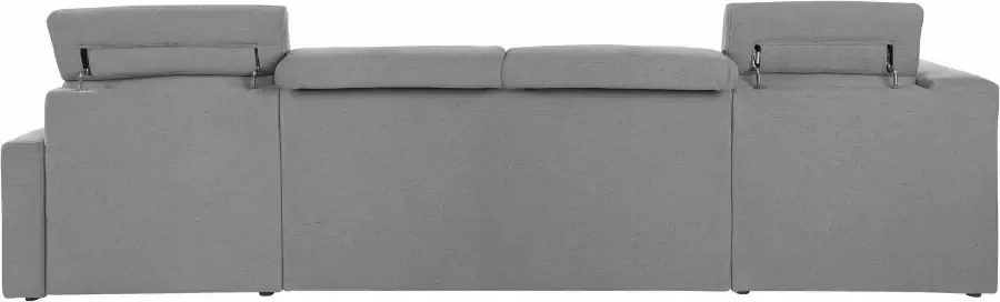 DOMO collection Zithoek Ava moderne zitstiksels met mooie dubbele naad comfortabel U-vorm - Foto 5