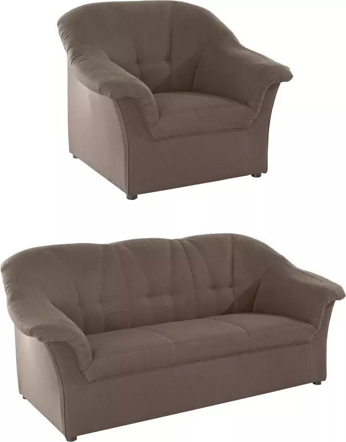 DOMO collection Zithoek Pegnitz Fauteuil en 3-zits (set) - Foto 2