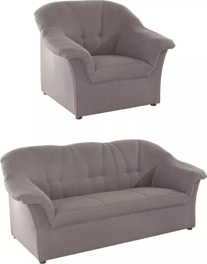 DOMO collection Zithoek Pegnitz Fauteuil en 3-zits (set) - Foto 2