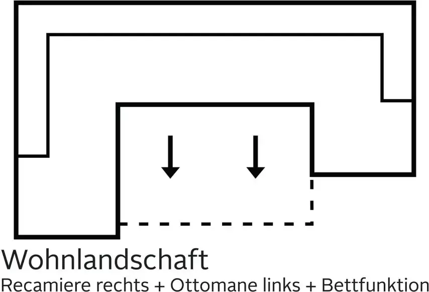 DOMO collection Zithoek Santana optioneel met slaapfunctie - Foto 2