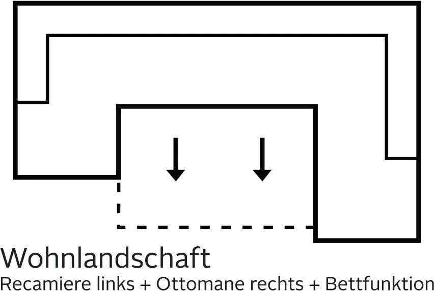 DOMO collection Zithoek Santana optioneel met slaapfunctie - Foto 2