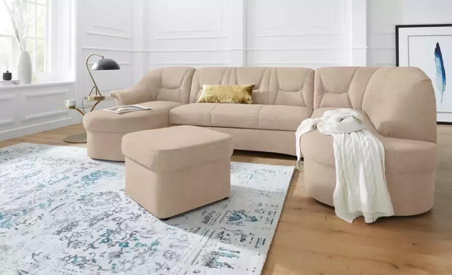 DOMO collection Zithoek Sarafina tijdloos en comfortabel optioneel met veren U-vorm - Foto 3