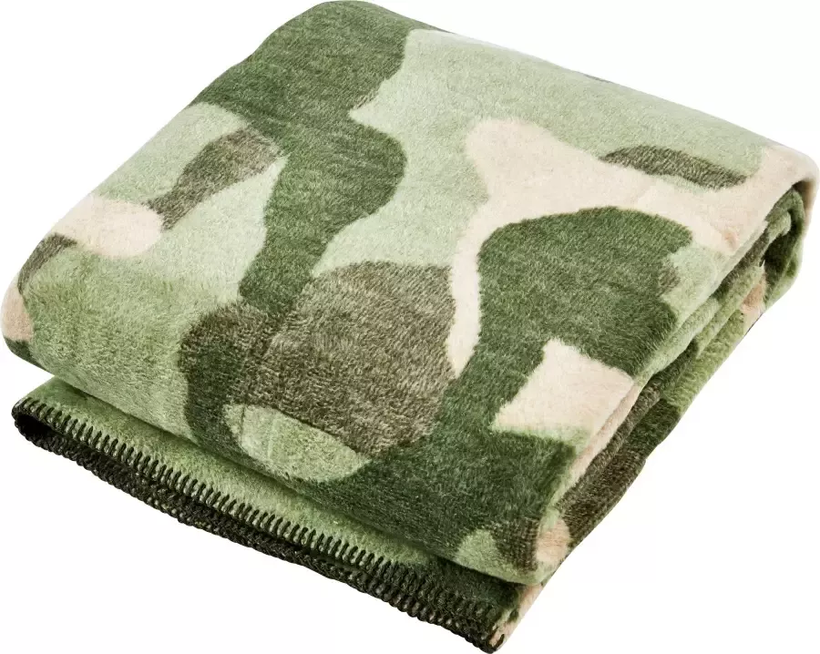 Done. Deken Camouflage Deken met insluitende siernaad knuffeldeken - Foto 2