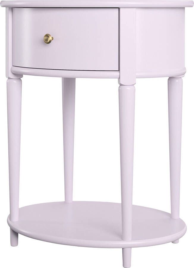 Dorel Home Bijzettafel Aurora met 1 lade en 1 plank breedte 55 cm hoogte 66 cm (1 stuk) - Foto 8