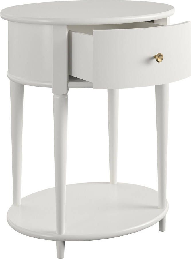 Dorel Home Bijzettafel Aurora met 1 lade en 1 plank breedte 55 cm hoogte 66 cm (1 stuk) - Foto 5