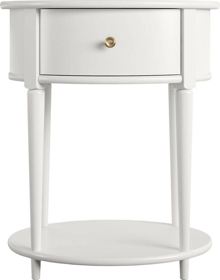 Dorel Home Bijzettafel Aurora met 1 lade en 1 plank breedte 55 cm hoogte 66 cm (1 stuk) - Foto 3