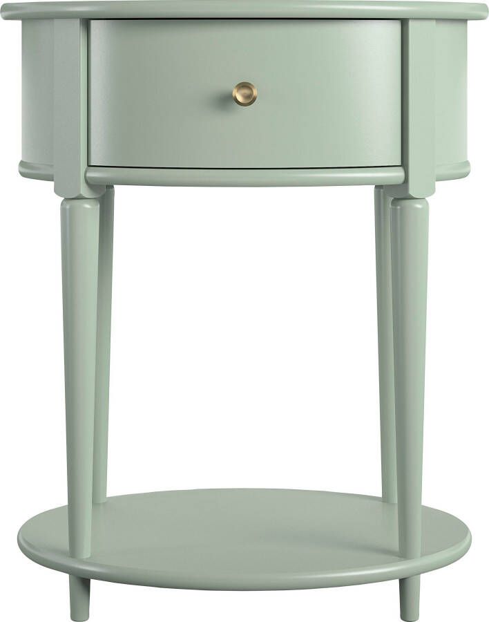 Dorel Home Bijzettafel Aurora met 1 lade en 1 plank breedte 55 cm hoogte 66 cm (1 stuk) - Foto 4