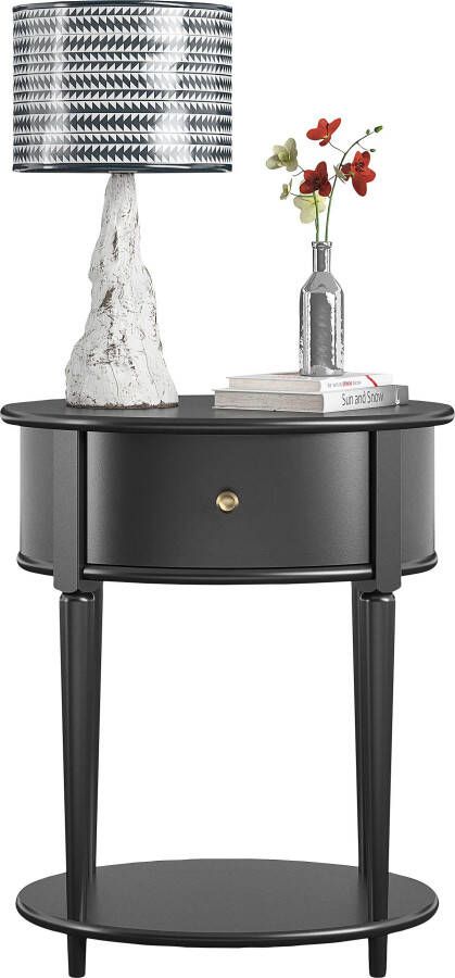 Dorel Home Bijzettafel Aurora met 1 lade en 1 plank breedte 55 cm hoogte 66 cm (1 stuk) - Foto 11