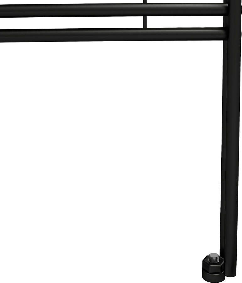 Dorel Home Bureau Wainwright Tafelblad van glas onderstel van metaal breedte 110 cm (1 stuk) - Foto 4