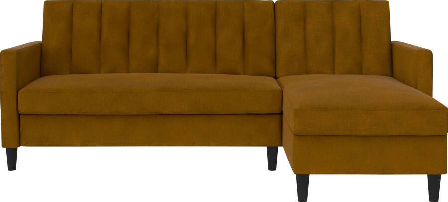 Dorel Home Hoekbank Celine L-vorm met bedfunctie en bergruimte. récamier aan beide kanten te monteren - Foto 14