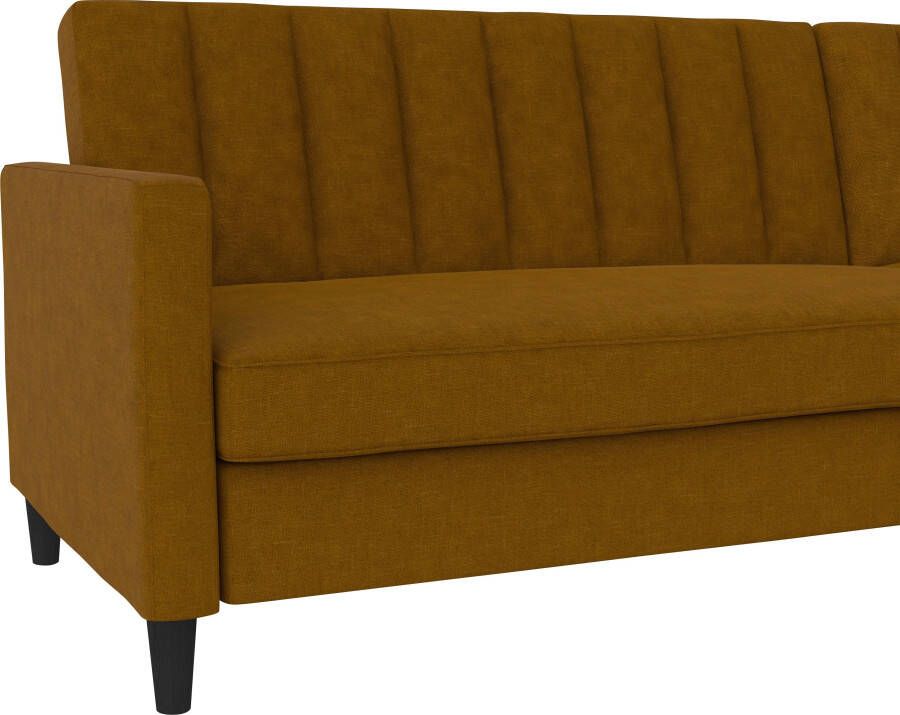 Dorel Home Hoekbank Celine L-vorm met bedfunctie en bergruimte. récamier aan beide kanten te monteren - Foto 7