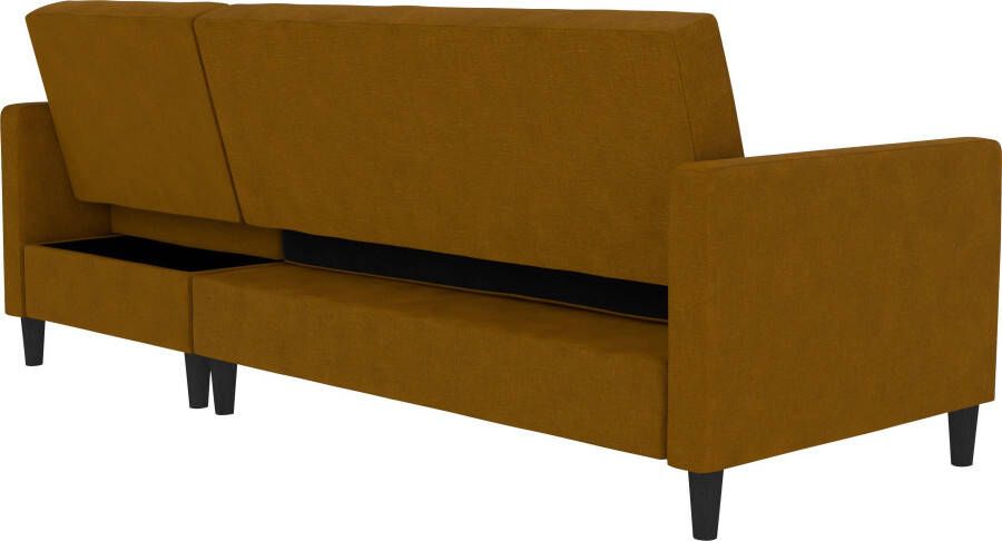 Dorel Home Hoekbank Celine L-vorm met bedfunctie en bergruimte. récamier aan beide kanten te monteren - Foto 13