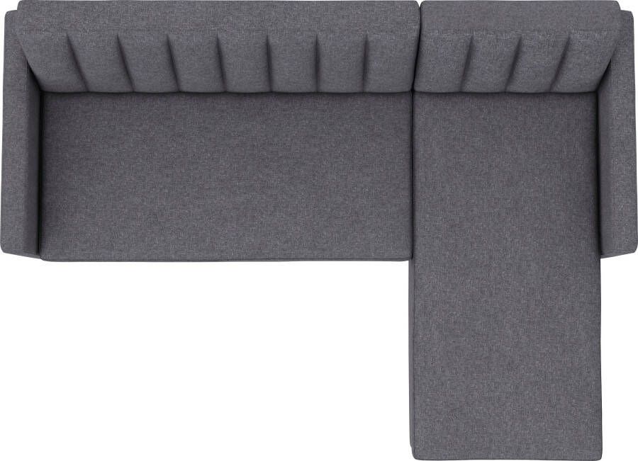 Dorel Home Hoekbank Celine L-vorm met bedfunctie en bergruimte. récamier aan beide kanten te monteren - Foto 9