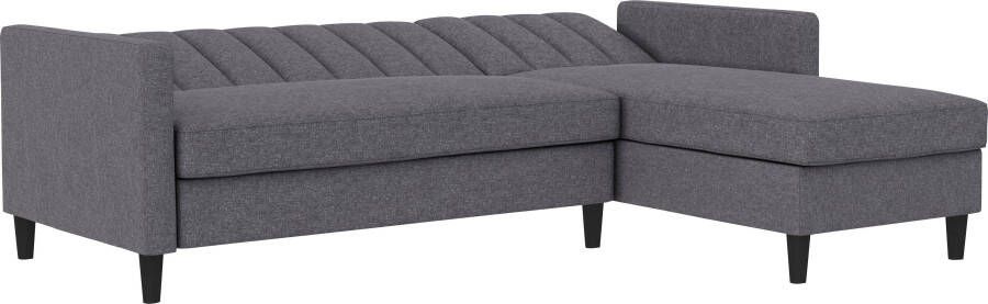 Dorel Home Hoekbank Celine L-vorm met bedfunctie en bergruimte. récamier aan beide kanten te monteren - Foto 19