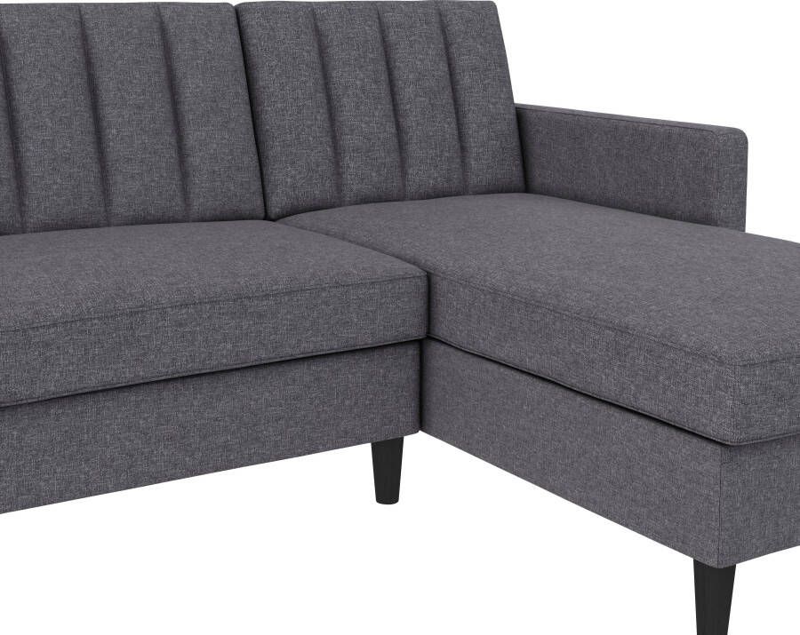 Dorel Home Hoekbank Celine L-vorm met bedfunctie en bergruimte. récamier aan beide kanten te monteren - Foto 6