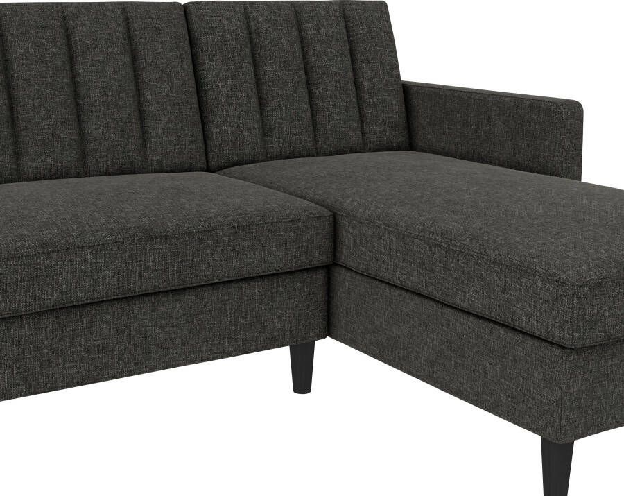 Dorel Home Hoekbank Celine L-vorm met bedfunctie en bergruimte. récamier aan beide kanten te monteren - Foto 6