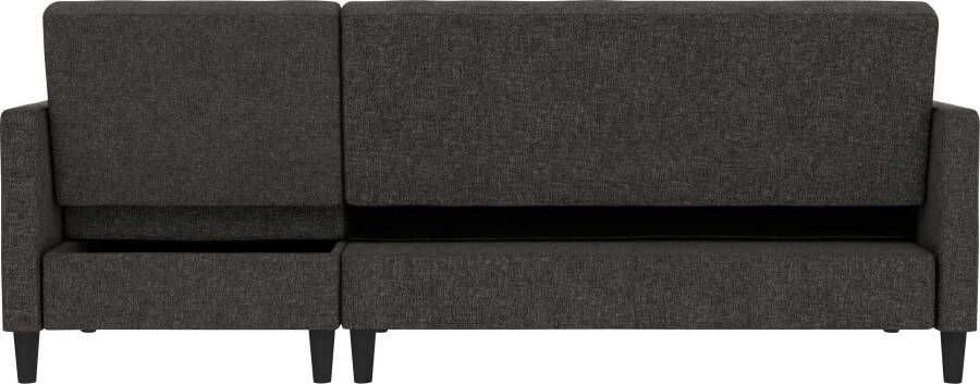 Dorel Home Hoekbank Celine L-vorm met bedfunctie en bergruimte. récamier aan beide kanten te monteren - Foto 16