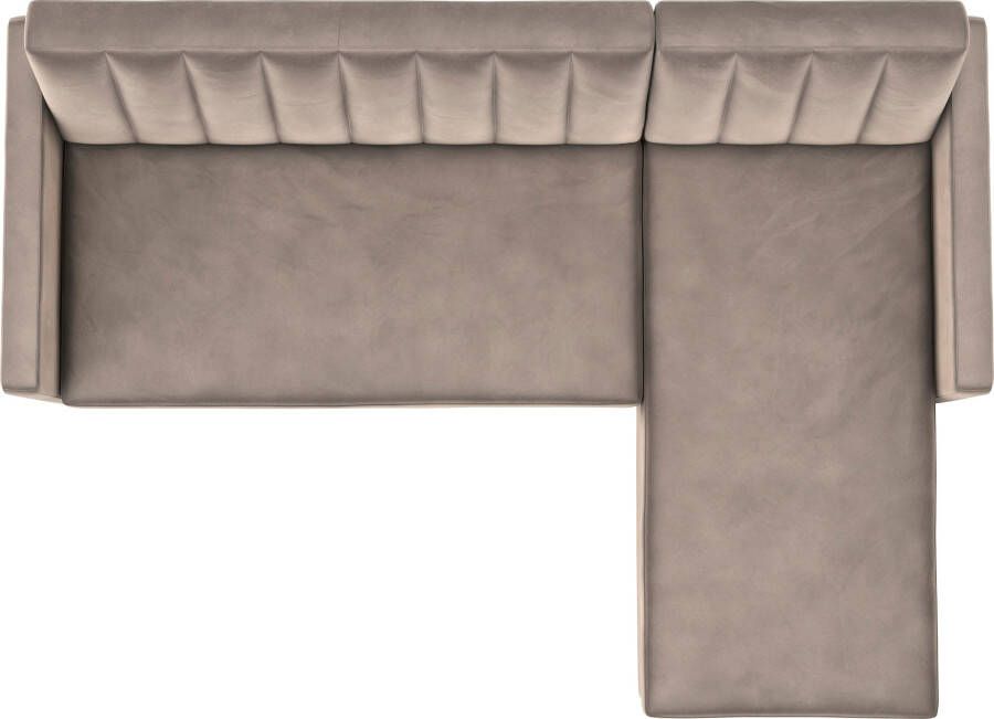 Dorel Home Hoekbank Celine L-vorm met bedfunctie en bergruimte. récamier aan beide kanten te monteren - Foto 8