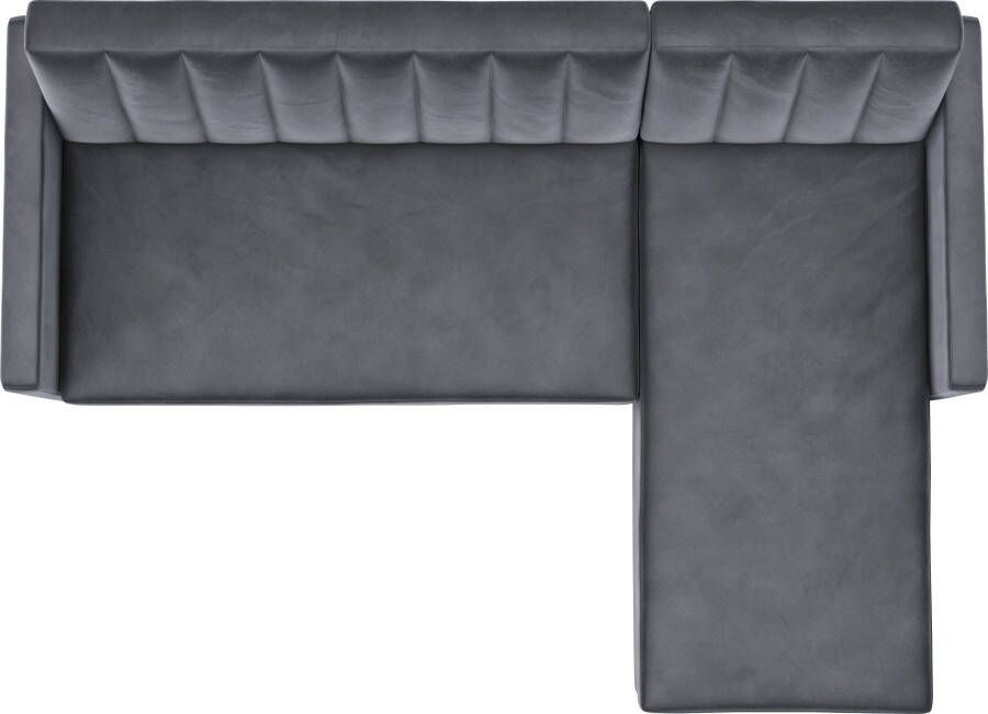 Dorel Home Hoekbank Celine L-vorm met bedfunctie en bergruimte. récamier aan beide kanten te monteren - Foto 8