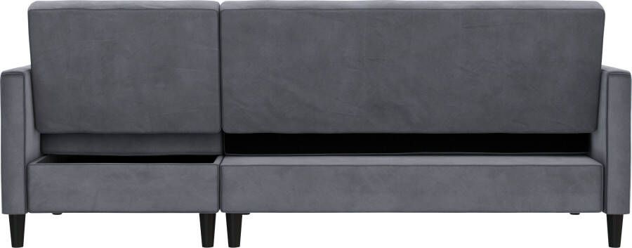 Dorel Home Hoekbank Celine L-vorm met bedfunctie en bergruimte. récamier aan beide kanten te monteren - Foto 15