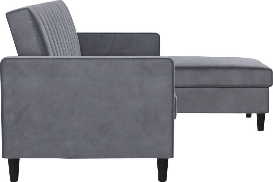 Dorel Home Hoekbank Celine L-vorm met bedfunctie en bergruimte. récamier aan beide kanten te monteren - Foto 9