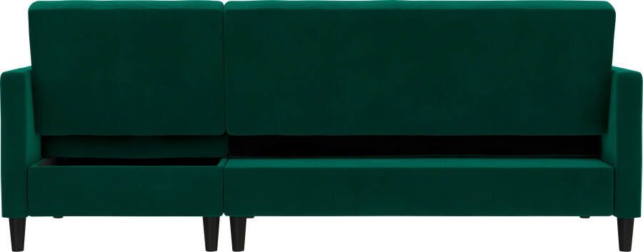 Dorel Home Hoekbank Celine L-vorm met bedfunctie en bergruimte. récamier aan beide kanten te monteren - Foto 15