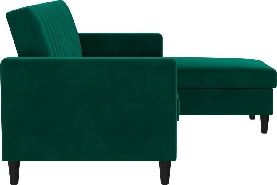 Dorel Home Hoekbank Celine L-vorm met bedfunctie en bergruimte. récamier aan beide kanten te monteren - Foto 10