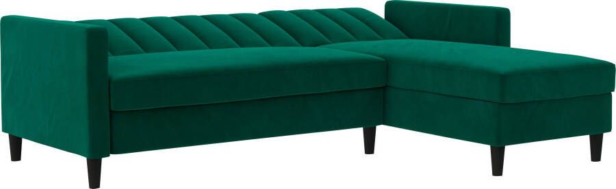 Dorel Home Hoekbank Celine L-vorm met bedfunctie en bergruimte. récamier aan beide kanten te monteren - Foto 18