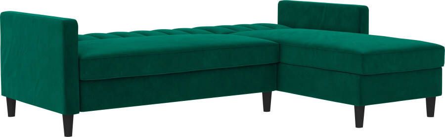 Dorel Home Hoekbank Celine L-vorm met bedfunctie en bergruimte. récamier aan beide kanten te monteren - Foto 19