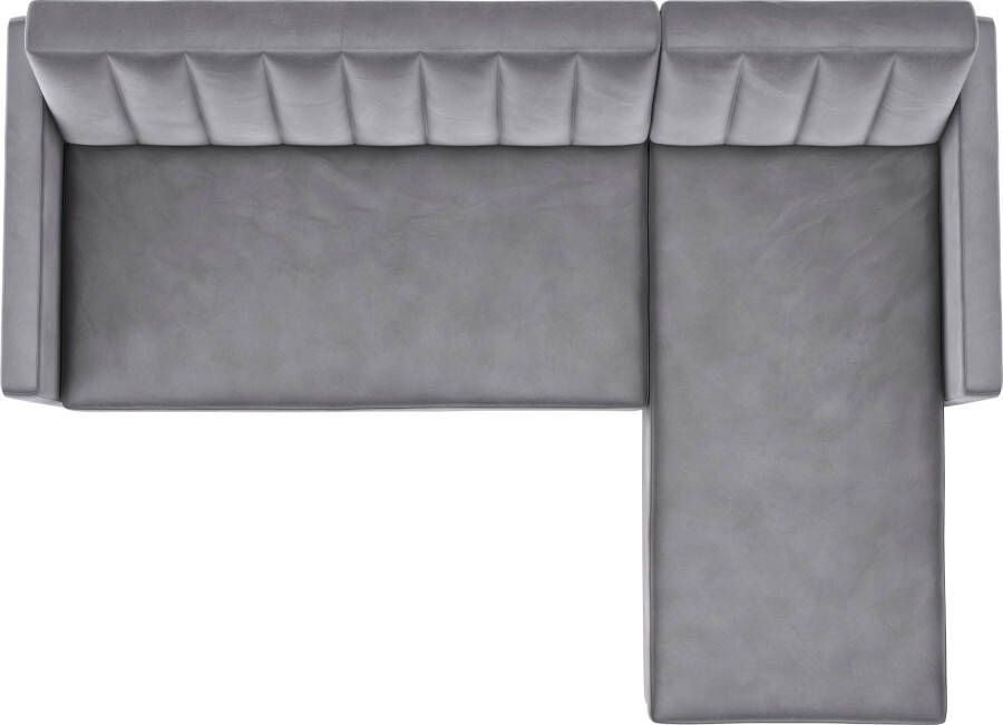 Dorel Home Hoekbank Celine L-vorm met bedfunctie en bergruimte. récamier aan beide kanten te monteren - Foto 8