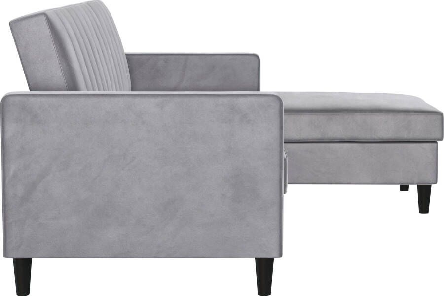 Dorel Home Hoekbank Celine L-vorm met bedfunctie en bergruimte. récamier aan beide kanten te monteren - Foto 9