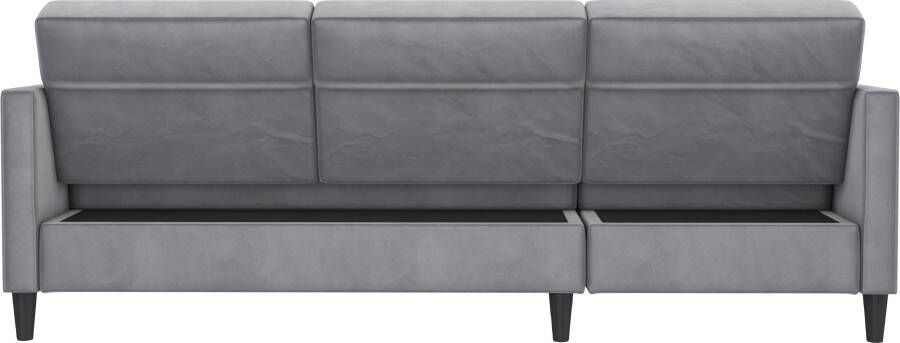 Dorel Home Hoekbank Hartford II met slaapfunctie en bergruimte récamier aan beide kanten te monteren - Foto 15