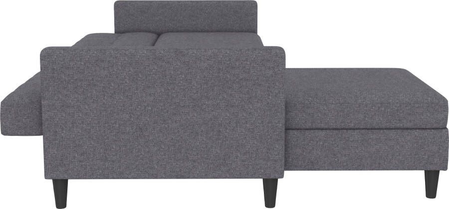 Dorel Home Hoekbank Hartford II met slaapfunctie en bergruimte récamier aan beide kanten te monteren - Foto 10