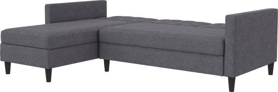Dorel Home Hoekbank Hartford II met slaapfunctie en bergruimte récamier aan beide kanten te monteren - Foto 15