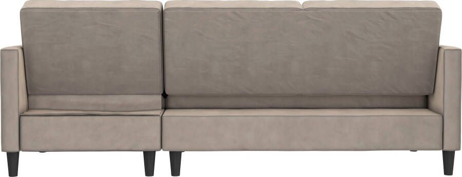 Dorel Home Hoekbank Presley L-vorm Hoekbank met bedfunctie en bergruimte verstelbare rugleuning - Foto 17