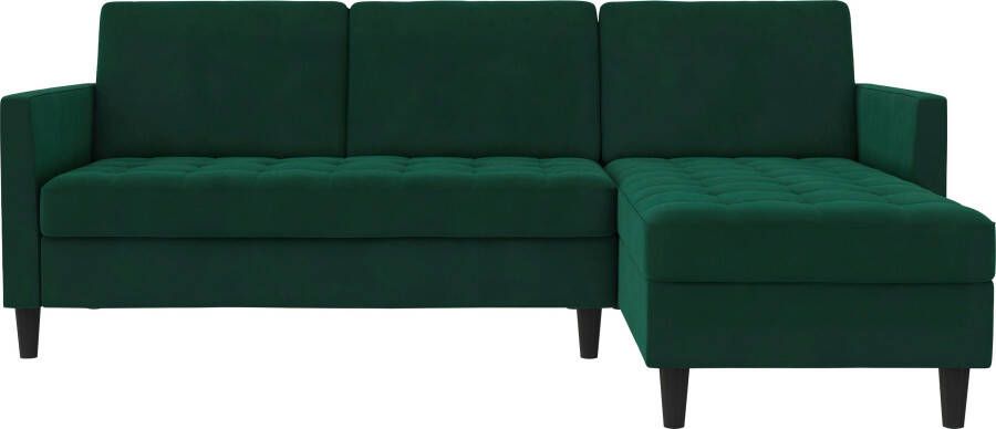 Dorel Home Hoekbank Presley L-vorm Hoekbank met bedfunctie en bergruimte verstelbare rugleuning - Foto 16