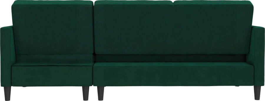 Dorel Home Hoekbank Presley L-vorm Hoekbank met bedfunctie en bergruimte verstelbare rugleuning - Foto 18