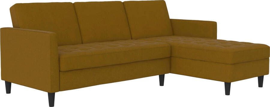 Dorel Home Hoekbank Presley L-vorm Hoekbank met bedfunctie en bergruimte verstelbare rugleuning - Foto 17