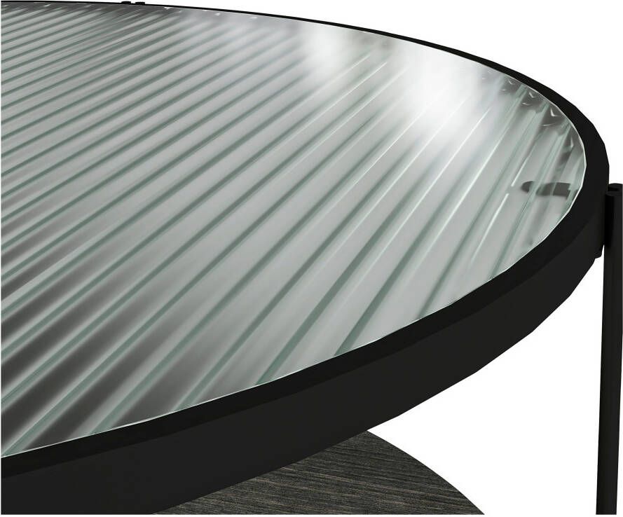 Dorel Home Salontafel Wainwright met tafelblad van glas plank breedte 81 5 cm hoogte 45 cm (1 stuk) - Foto 3