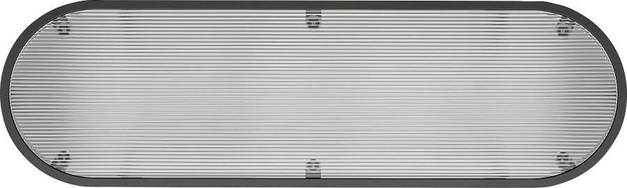 Dorel Home Sidetable Moon met tafelblad van geribbeld glas fsc hout hoogte 82 cm (1 stuk) - Foto 9