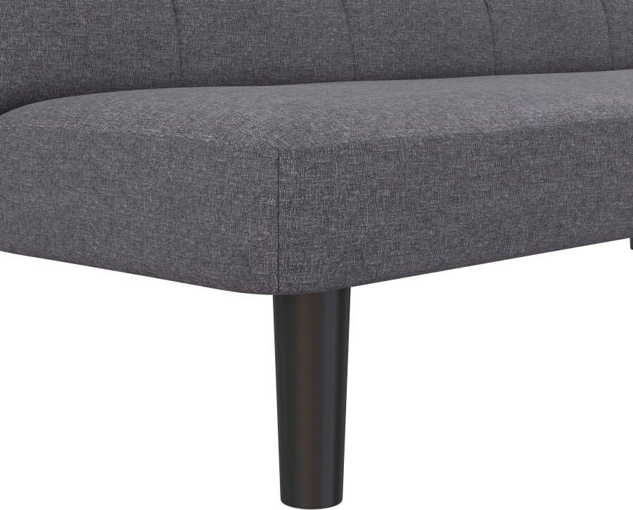 Loft24 Alby Slaapbank 3-zits in linnen look lichtgrijs - Foto 8