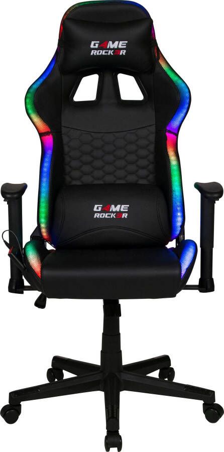 Duo Collection Bureaustoel Game-Rocker G-10 LED Gaming chair met verwisselbare led-verlichting - Foto 6