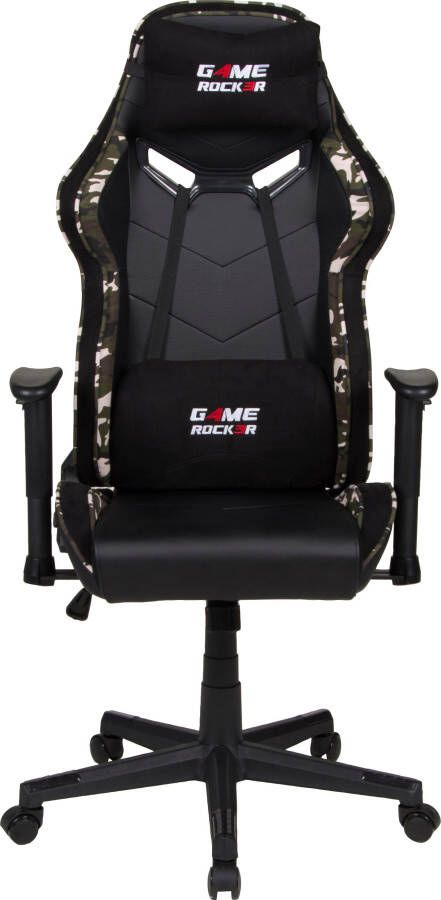 Duo Collection Bureaustoel Game-Rocker G-30 Gaming Chair in camouflage look - Foto 4